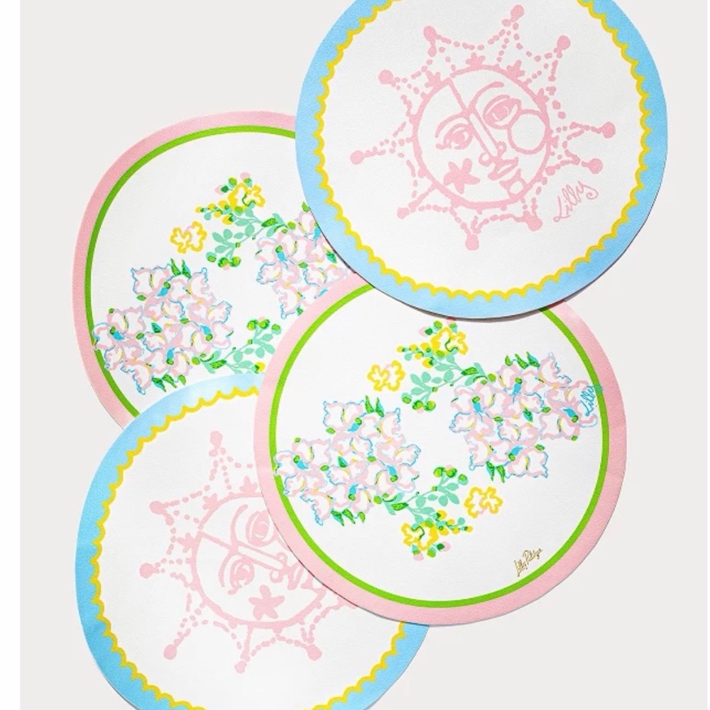 NIB Lilly Pulitzer GWP Reversible Placemats